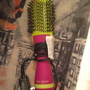A blow drying straightener brush!